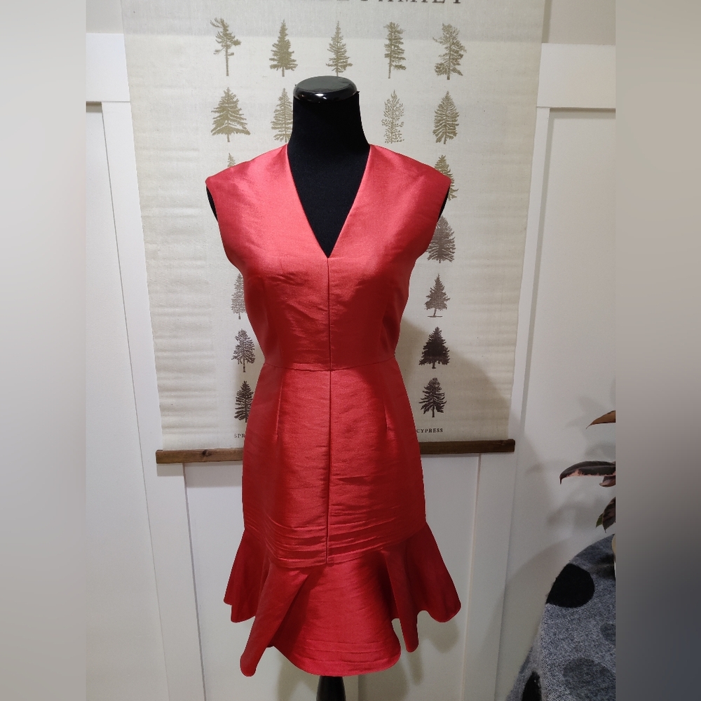 Carven Blood Orange Dress -36